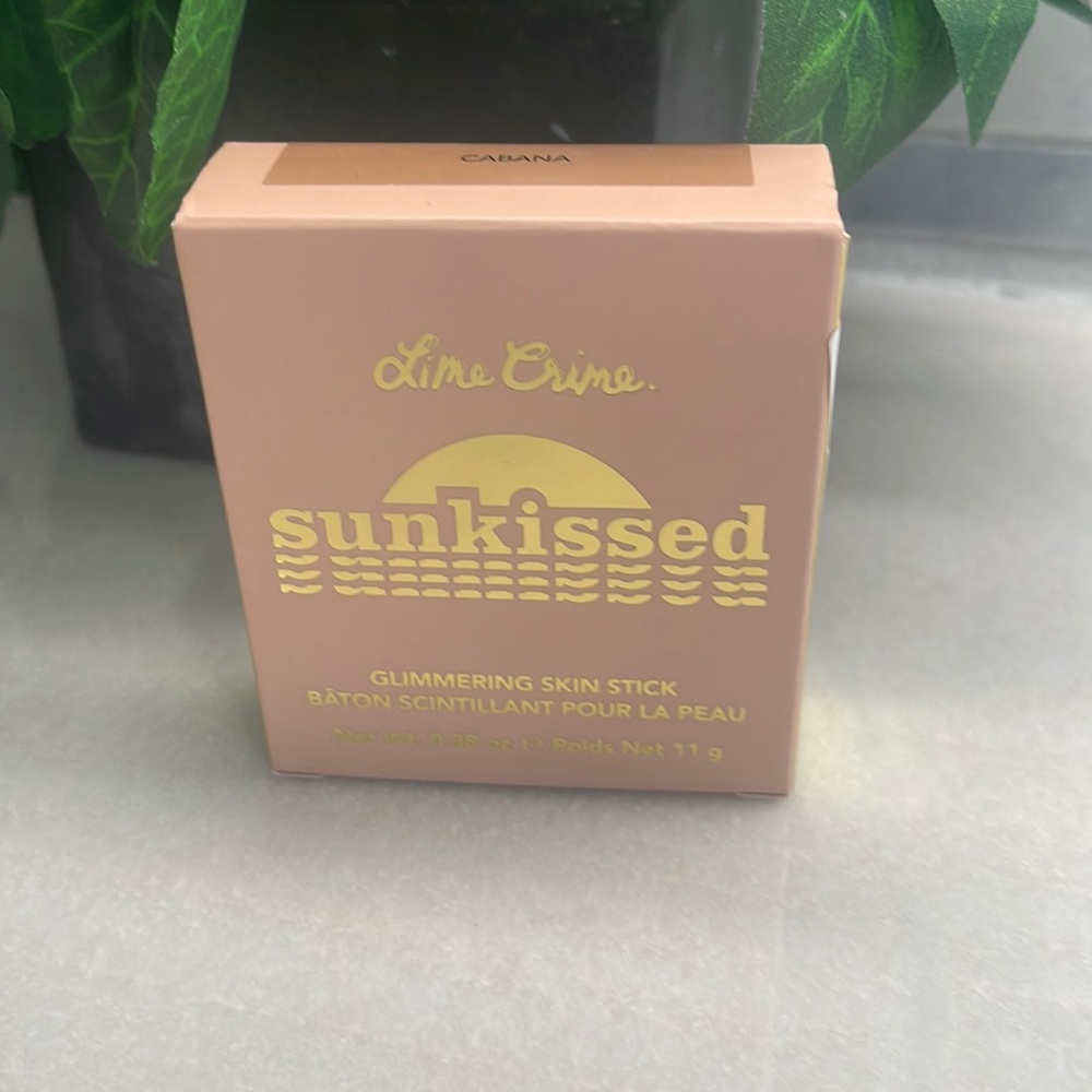 New lime crime Sunkist glimmering skin stick